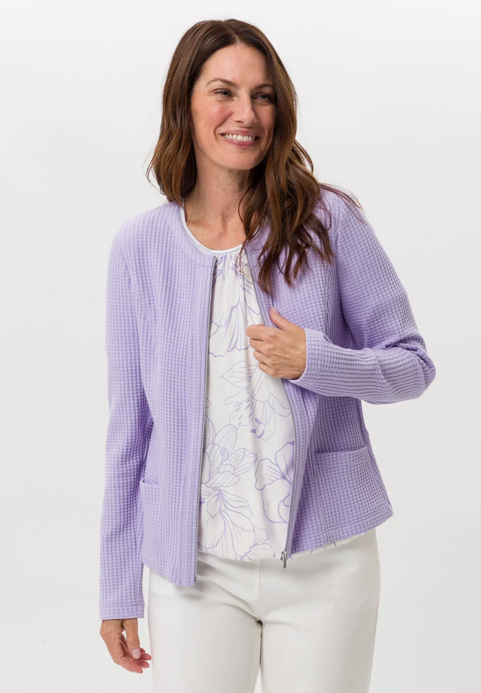 Blazer mit Reißverschluss 